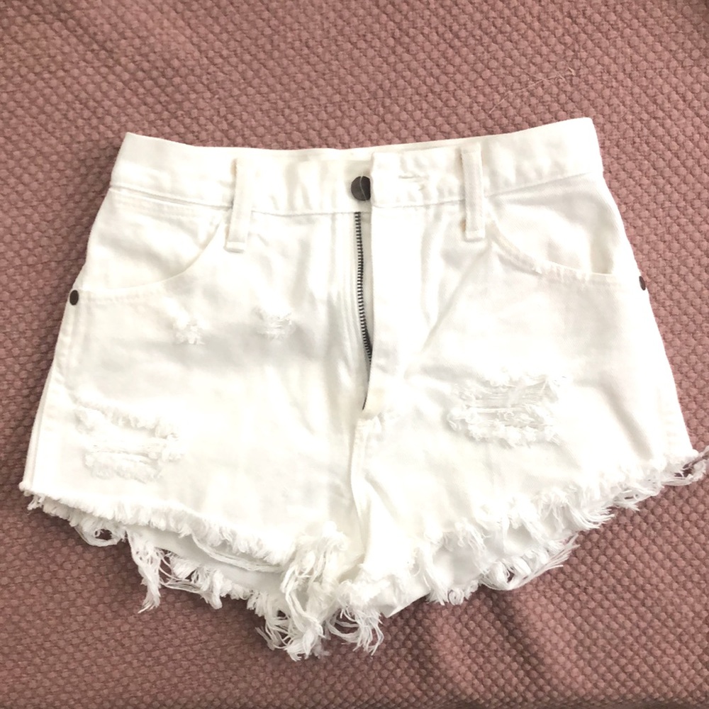 Free People X Wrangler Cutoff Jean Short